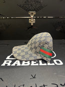 Boné Gucci Gray Aba Curva Faixa Lateral - Pronta Entrega