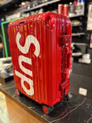 Supreme Mala de Bordo 55x40x20 Aluminium Vermelha - Pronta Entrega