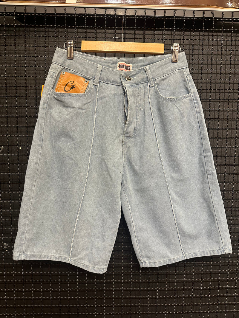 Short Jeans Corteiz C-Star Denim - Pronta Entrega