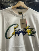 Camiseta Corteiz Brasil Branca - Pronta Entrega
