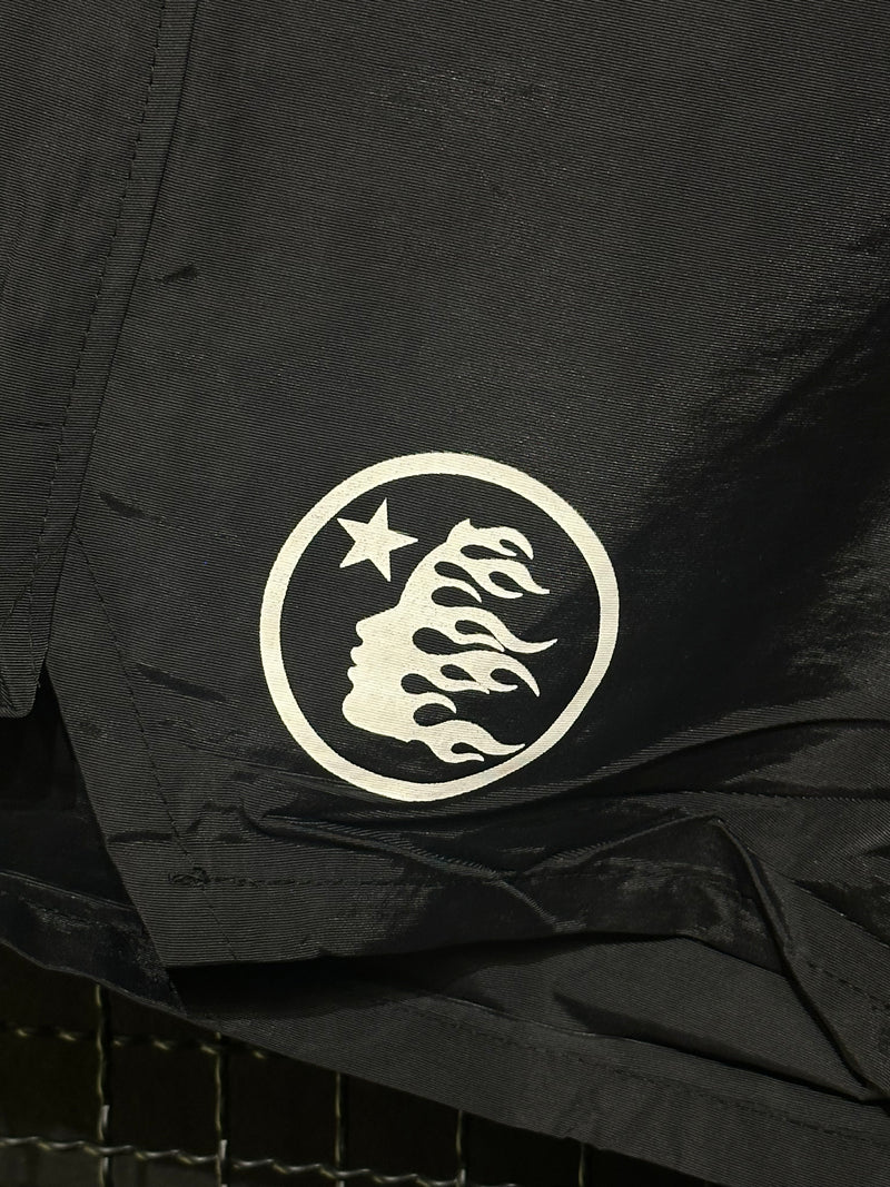 Short Hellstar Waxed Nylon High Street Black - Pronta Entrega