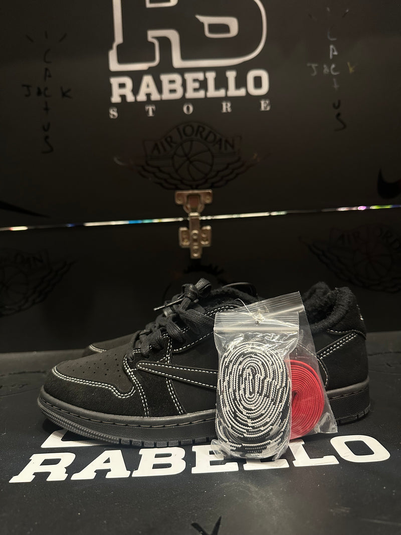 Tênis Nike Air Jordan 1 Low OG X Travis Scott “Black Phantom” - Pronta Entrega