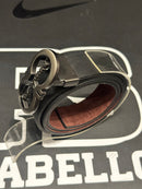 Cinto Ferragamo Preto Fivela Metallic Gancini 115 CM  - Pronta Entrega