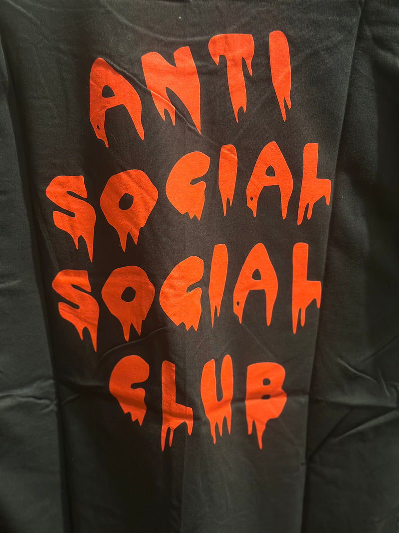Camisa Anti Social Social Club Preta Blood - Pronta Entrega