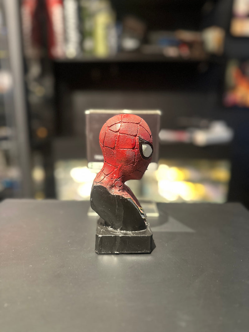 Boneco de Ação Homem Aranha Busto 16cm Resina - Pronta Entrega
