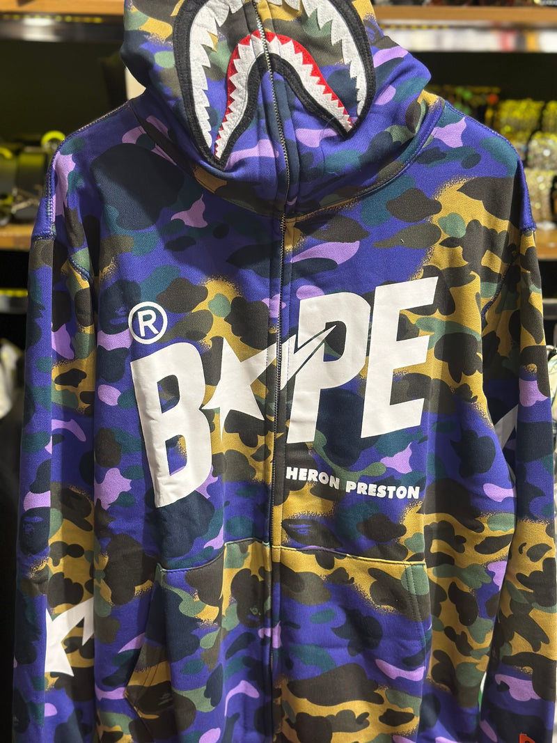 Jaqueta Bape Shark Camo 2025 Full Zip - Pronta Entrega