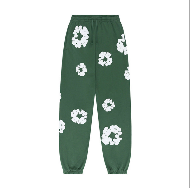 Conjunto Moletom Denim Tears The Cotton Wreath Green - Pronta Entrega