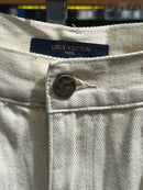 Calça Louis Vuitton Monogram Workwear Denim Carpenter - Pronta Entrega