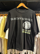 Camiseta Kanye West Sunday Service Detroit Jesus King Preta - Pronta Entrega