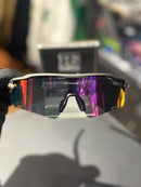 Óculos Oakley Radar Ev Silver Lente Prizm - Pronta Entrega