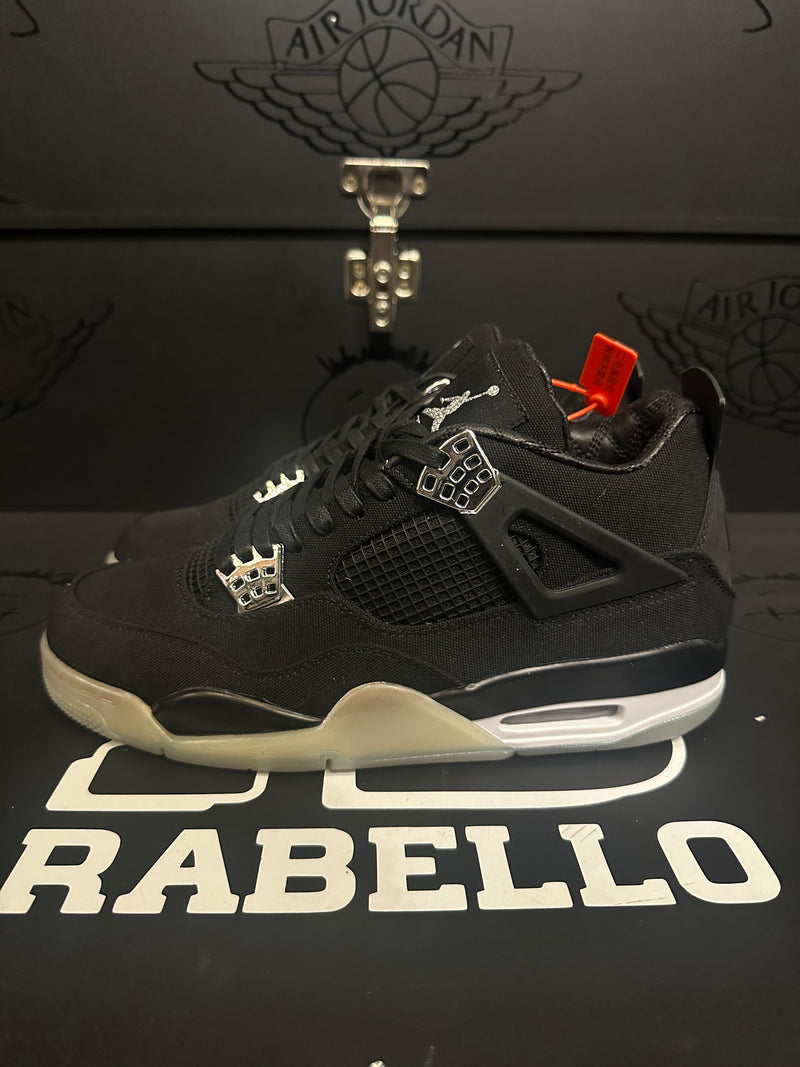 Tênis Nike Air Jordan 4 Eminem x Carhartt Black Chrome - Pronta Entrega