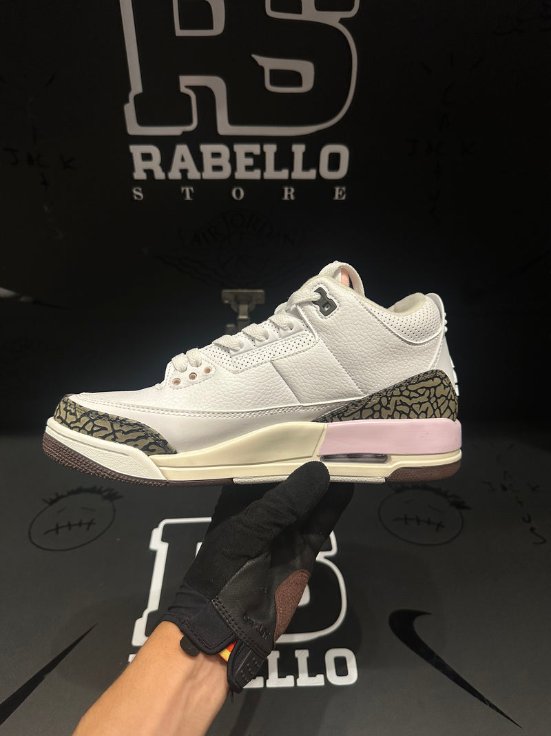 Tênis Nike Air Jordan 3 Retro "Neapolitan Dark Mocha" (Women's) - Pronta Entrega