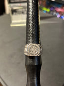 Anel Aço Inoxidável Cravejado 33 CM - Pronta Entrega