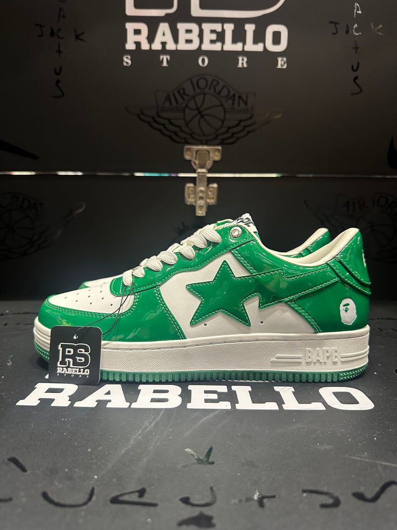 Tênis BAPE A Bathing APE Court Sta White Green - Pronta Entrega