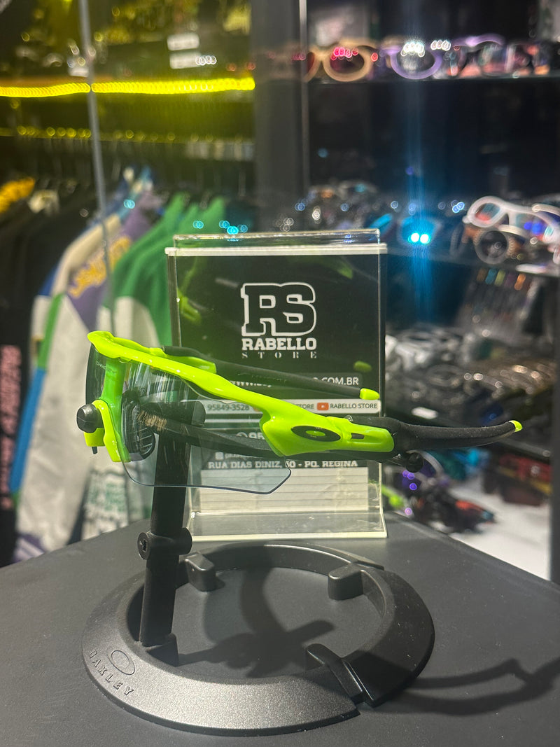 Óculos Oakley Radar Ev Verde Lente Azul - Pronta Entrega