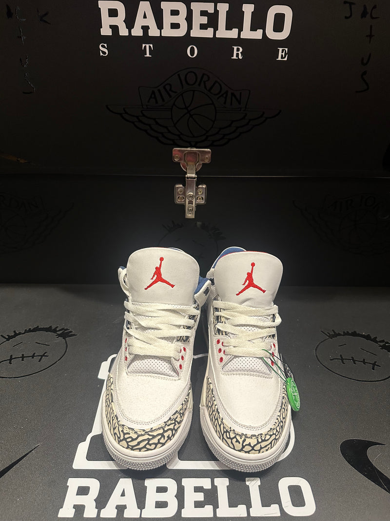Tênis Nike Air Jordan 3 Retro True Blue OG - Pronta Entrega