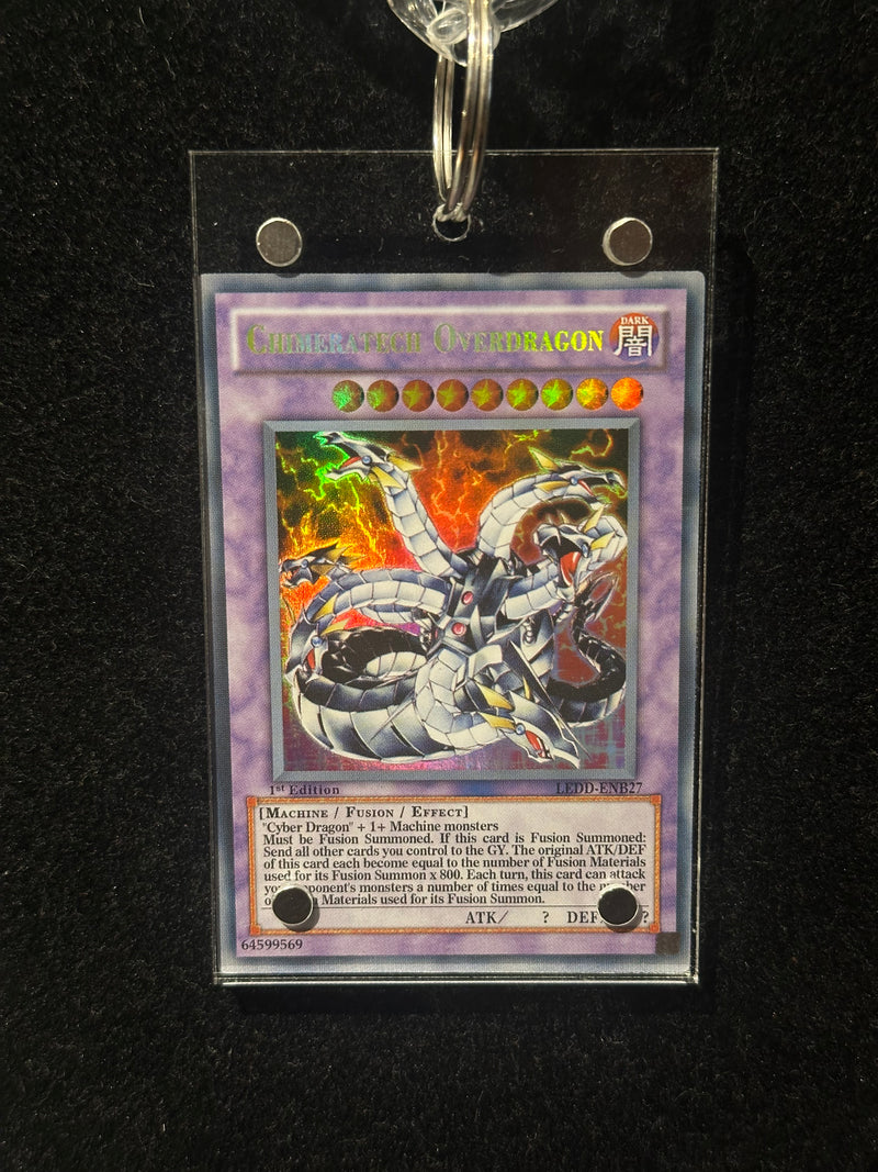Corrente Yugioh Card Chimeratech Overdragon - Pronta Entrega