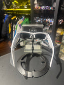 Óculos Palm Angels Armação Branca Azul Lente Preto - Pronta Entrega