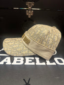 Boné Aba Curva Christian Dior Paris Gold Logo Frontal - Pronta Entrega