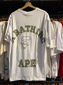 Camiseta BAPE ‘Abathing Ape’ Ape head Branca - Pronta Entrega