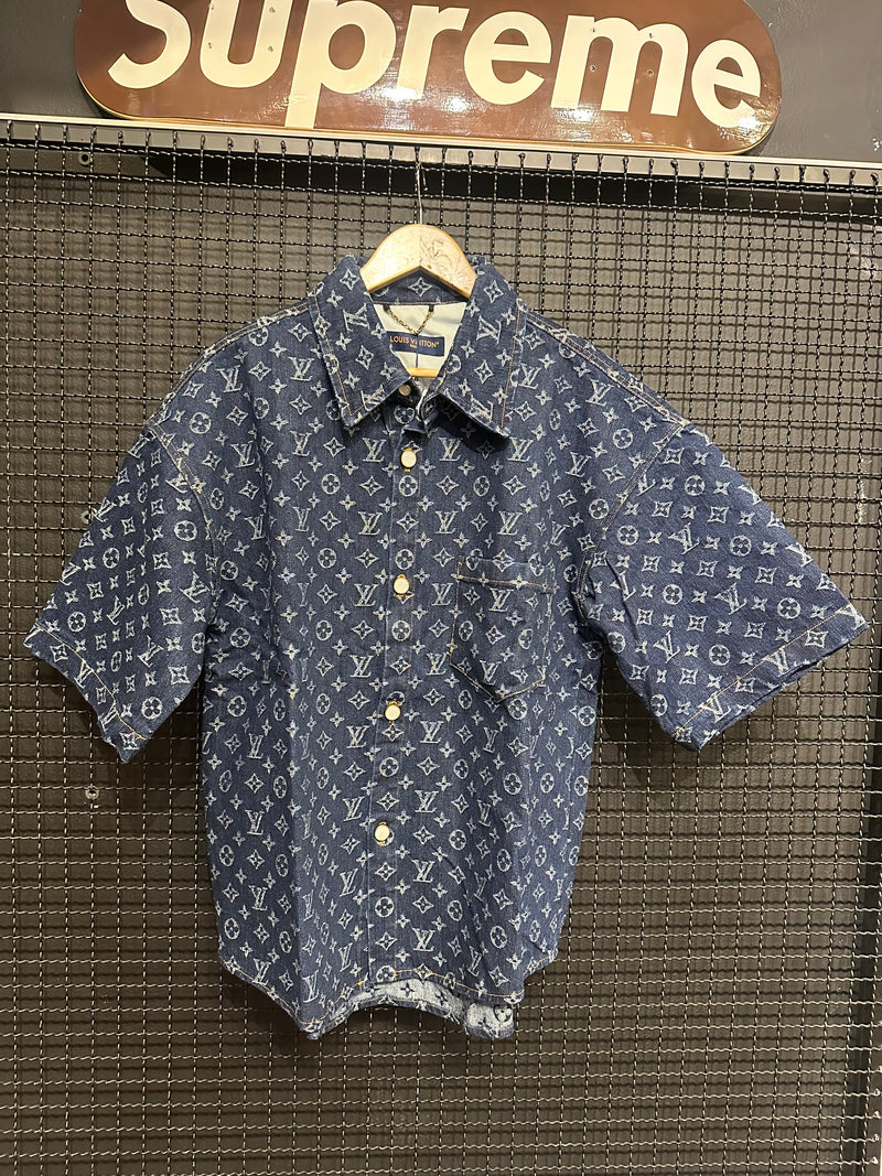 Camiseta Louis Vuitton Monogram Blue - Pronta Entrega