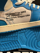 Tênis Off-White x Air Jordan 1 High UNC - Pronta Entrega