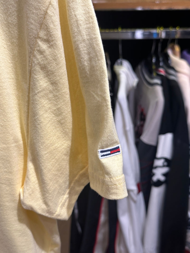 Camisa Tommy Hilfiger Amarela Logo Frontal - Pronta Entrega