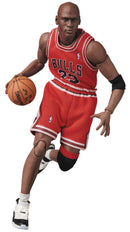 Action Figure Michael Jordan: Chicago Bulls NBA Uniforme Vermelho No. 100 Medicom Mafex - Pronta Entrega