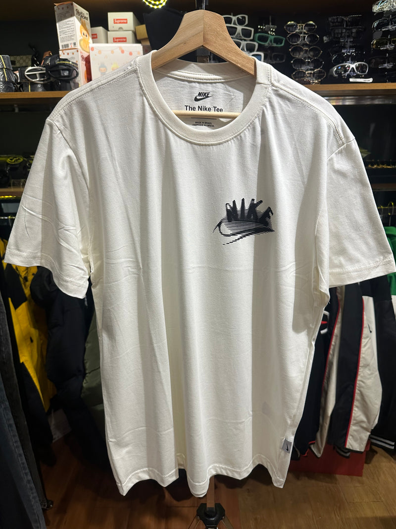 Camiseta Nike Print Branca - Pronta Entrega