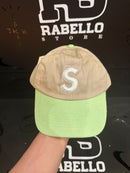 Boné Supreme 2 Tone Green Brown S Logo White - Pronta Entrega