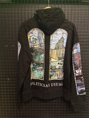 Moletom Who Decides War “Politicsas Usual” Black - Pronta Entrega