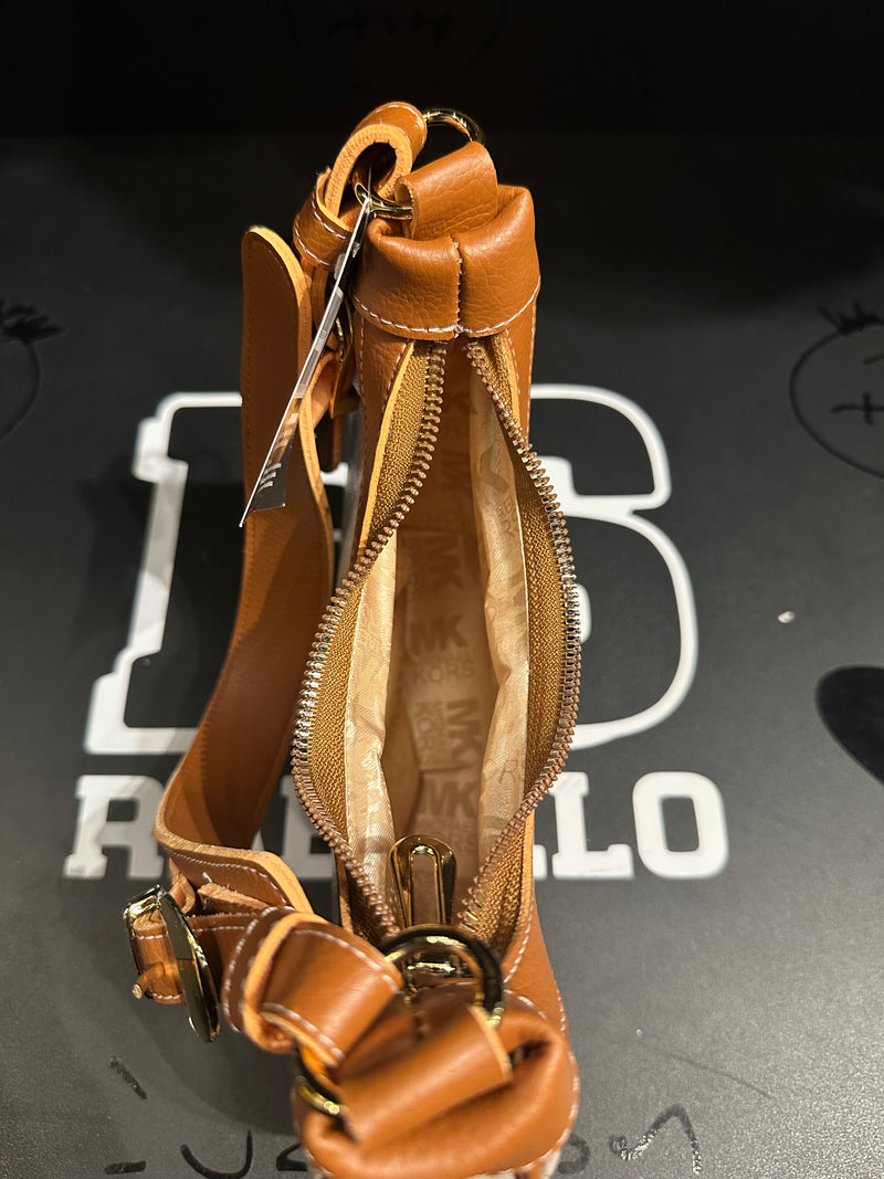 Bolsa Michael Kors MK Logo Premium Bege - Pronta Entrega