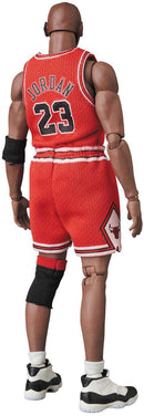Action Figure Michael Jordan: Chicago Bulls NBA Uniforme Vermelho No. 100 Medicom Mafex - Pronta Entrega