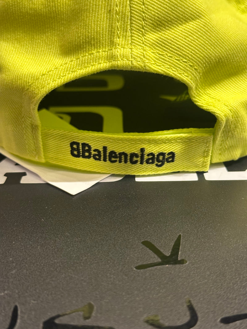 Boné Balenciaga Verde Aba Curva Soccer Cap - Pronta Entrega