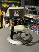 Óculos Palm Angels Logo Alto Relevo Armação Preto Lente Fume - Pronta Entrega