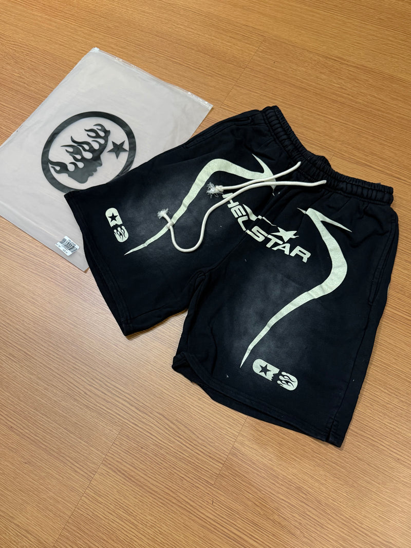 Short Hellstar Warm Up Black - Pronta Entrega
