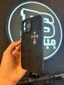 Case Chrome Hearts Black - Pronta Entrega