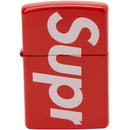 Supreme Isqueiro Zippo Logo Red Vermelho - Pronta Entrega