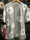 Conjunto Denim Tears Cinza Claro/Branco - Pronta Entregar