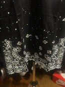 Camiseta Amiri Bandana Preta - Pronta Entrega