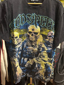 Camiseta Godspeed Skelets Preta - Pronta Entrega