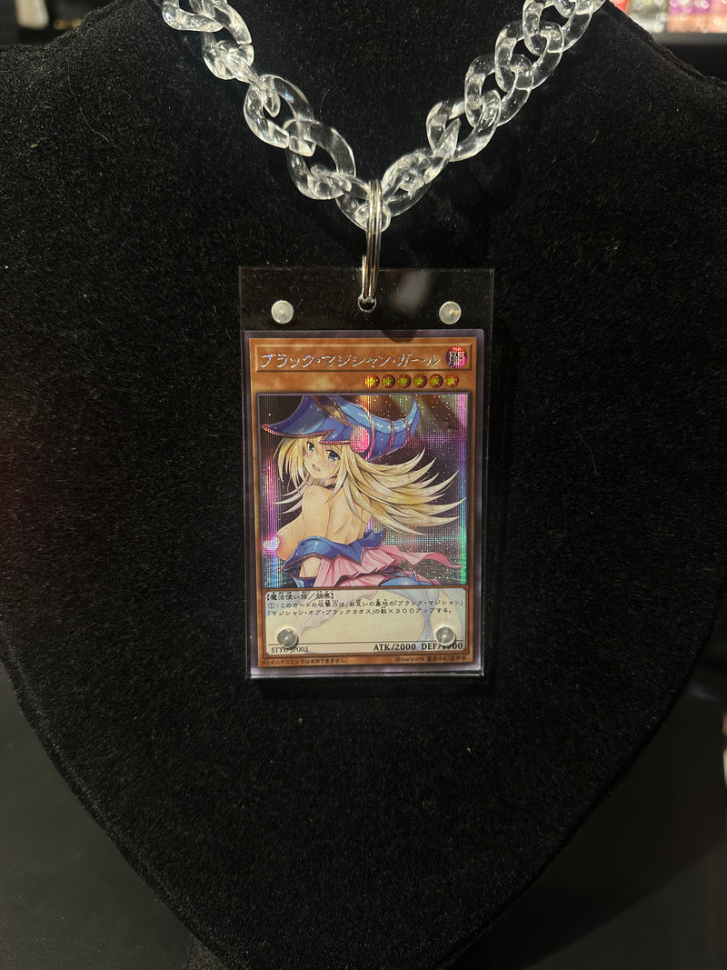 Corrente Yugioh Card Dark Magician Girl - Pronta Entrega