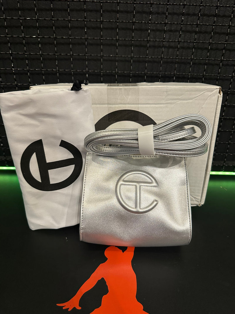 Bolsa Telfar Small Shopping Prata - Pronta Entrega