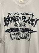 Camiseta Broken Planet “Chaos” White - Pronta Entrega