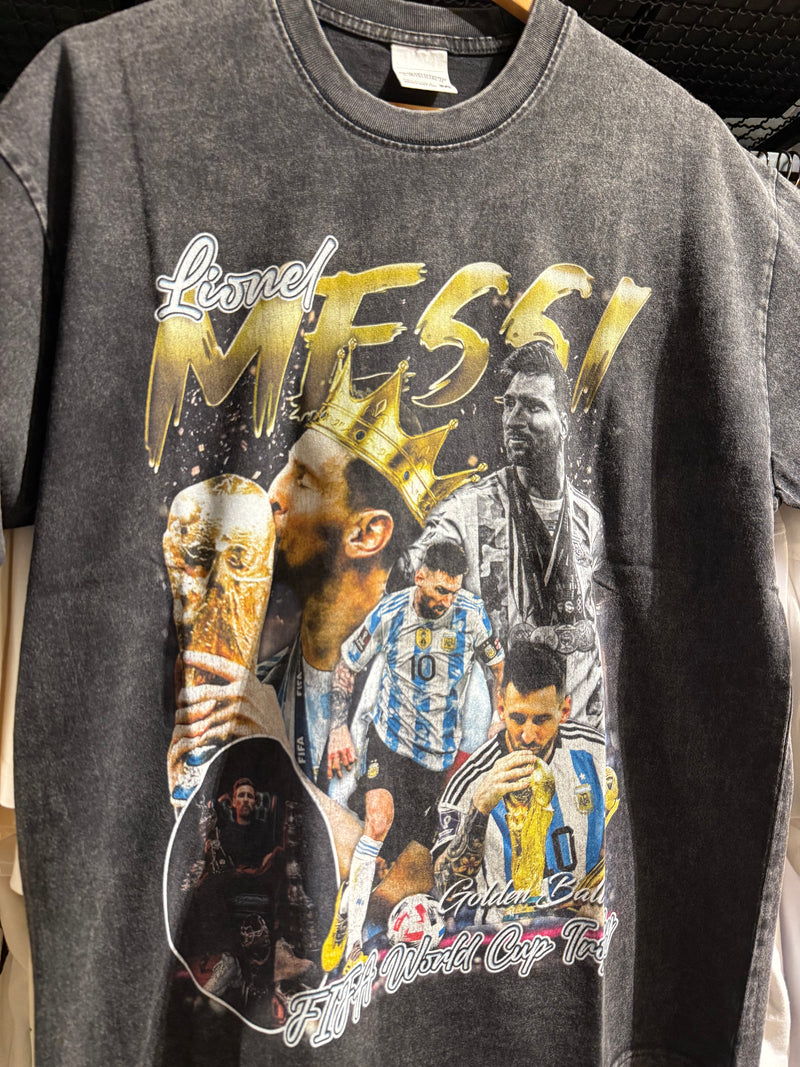 Camiseta Vintage Messi World Cup - Pronta Entrega