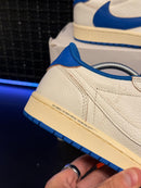 Tênis Nike Air Jordan 1 Low Travis Scott Fragment Military Blue - Pronta Entrega