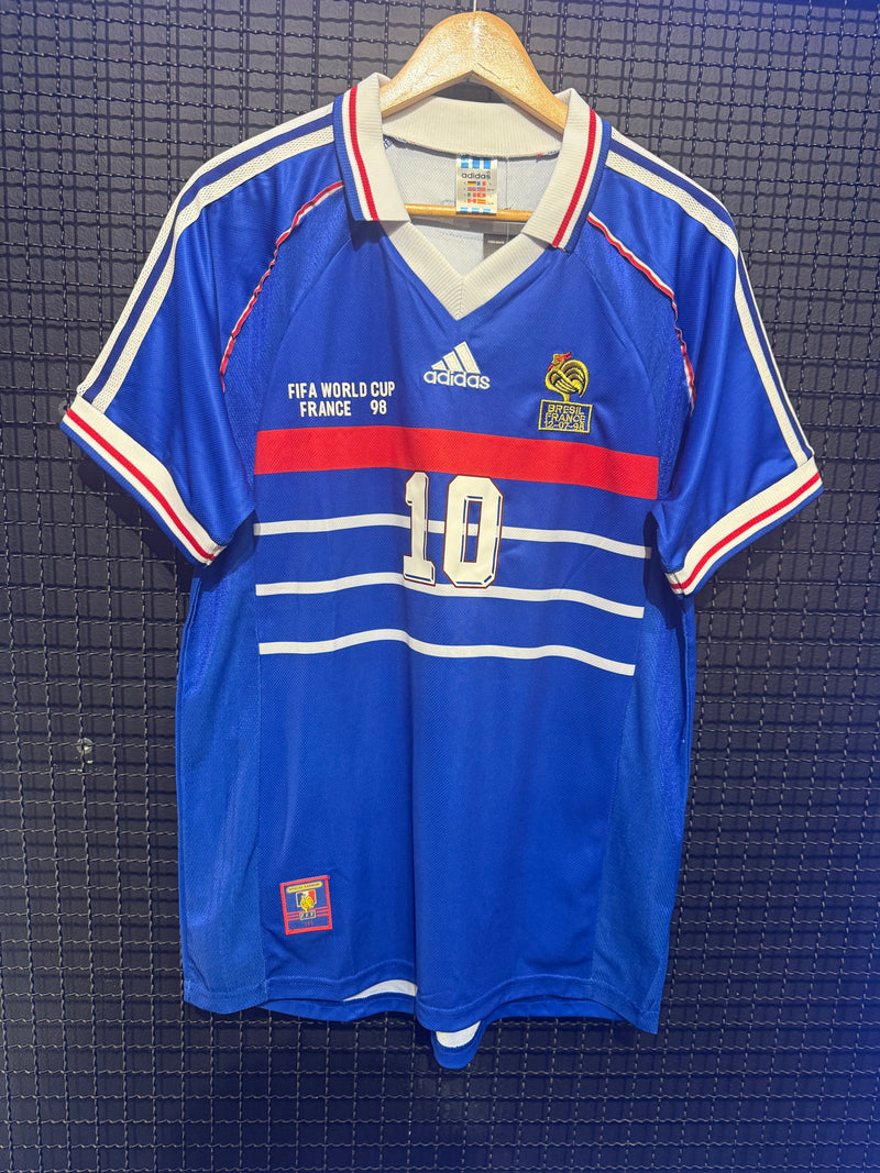 Camisa Seleção Argentina 1998 Zidane #10 - Pronta Entrega