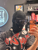 Touca C.P. Company Balaclava De Tricô Com Detalhe De Óculos - PRONTA ENTREGA