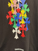 Camiseta Chrome Hearts Multicolor Cross - Pronta Entrega