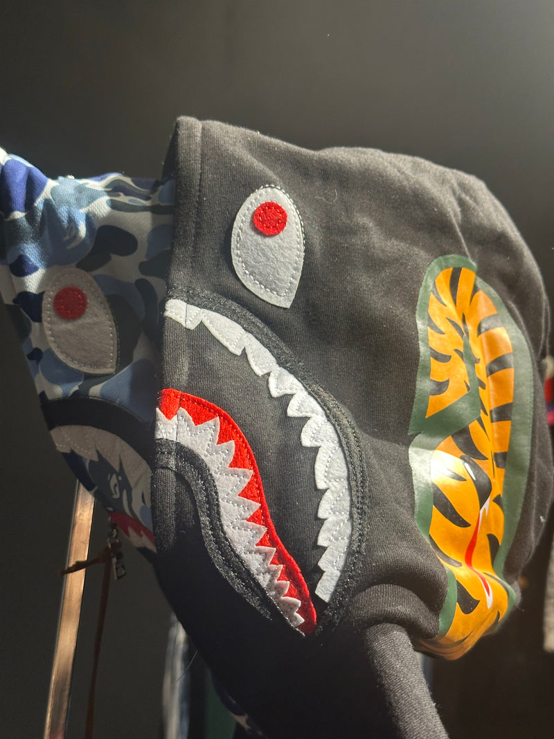 Jaqueta Bape Shark Duo Hoodie Full Zip - Pronta Entrega